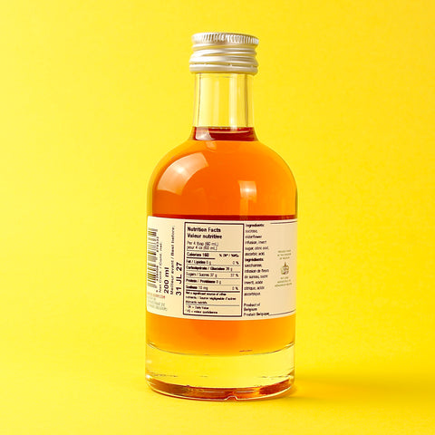 Belberry Elderflower Syrup Back Label