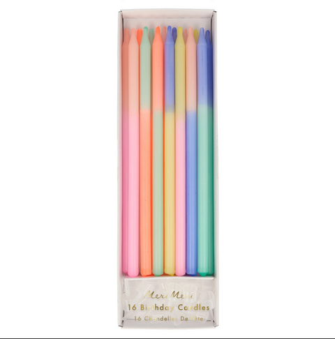 MeriMeri Colourblock Cake Candles