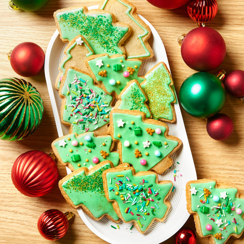 Iced Cardamom Tree Cookies with Sweetopolita Sprinkles 