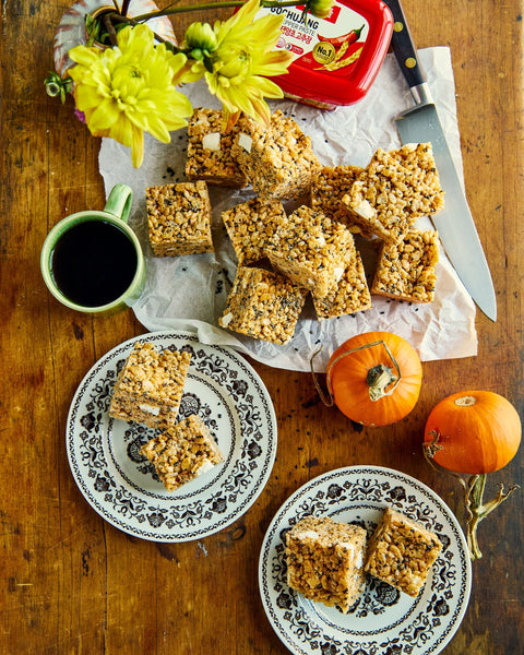 Gochujang Brown Butter Rice Krispie Treats