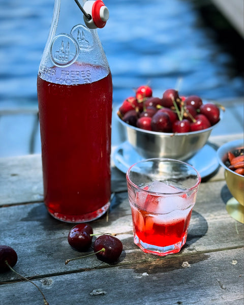 Summery Fruit Shrubs - Capturing Summer Sunshine in a Glass