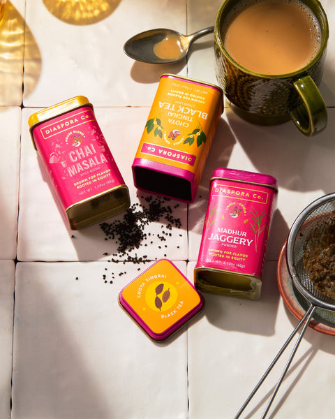 Diaspora Co Chai Masala and Chota Tingra Black Tea