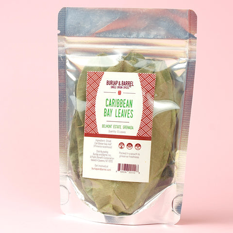 Burlap & Barrel Whole Caribbean Bay Leaves Pouch