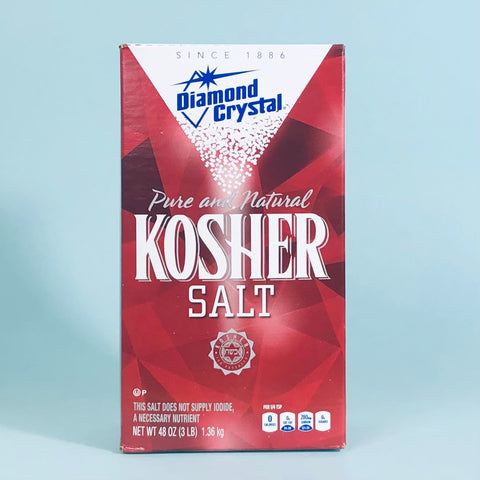 Diamon Crystal Kosher Salt. 3 lb box