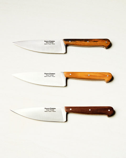 Goyon-Chazeau Le Grand Tradi small French chef's knife with wood handle
