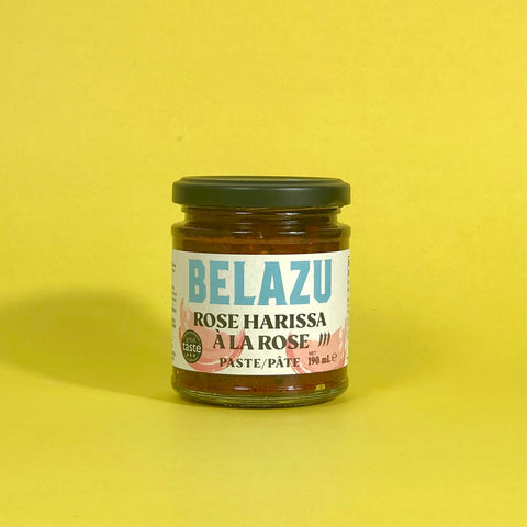 Belazu Rose Harissa Spice Paste, 190 ml glass jar