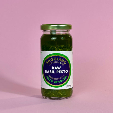 Raw Basil Pesto, 200g jar