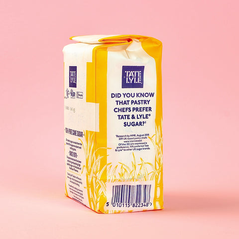 Tate and Lyle's Pure Cane Caster Sugar Side Panel 1