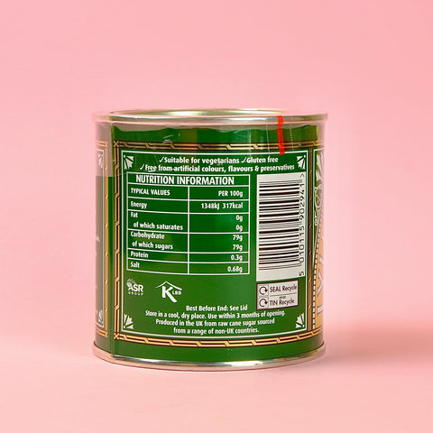 Tate and Lyle's Golden Syrup Back Panel